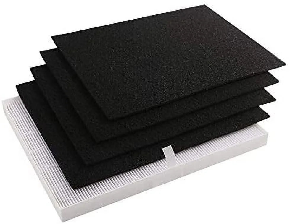 True HEPA Filter S Replacement with 4 Carbon Pre Filter, 3 Sets I984