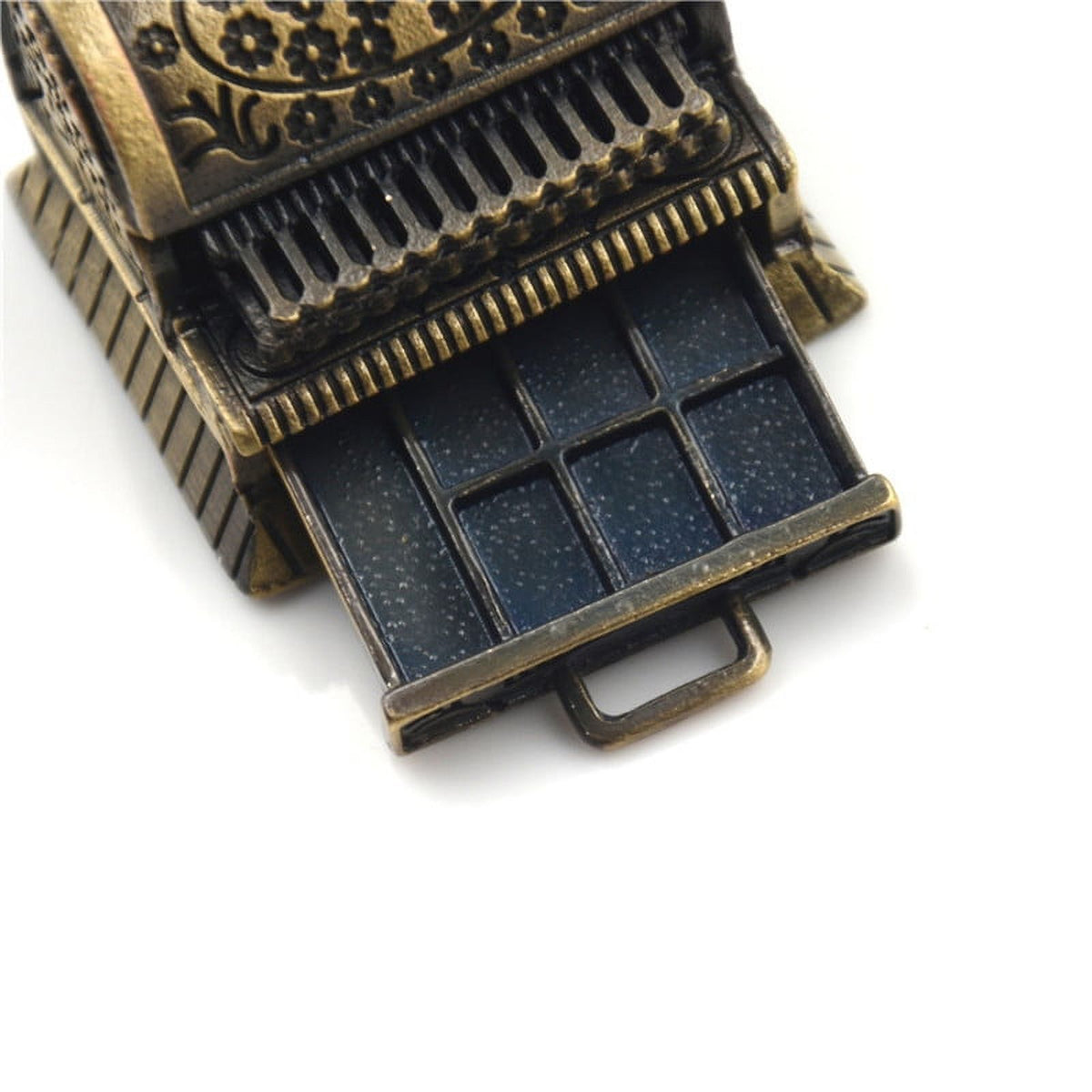 Vintage Metal Cash Register Dollhouse Miniature Furniture Q310316