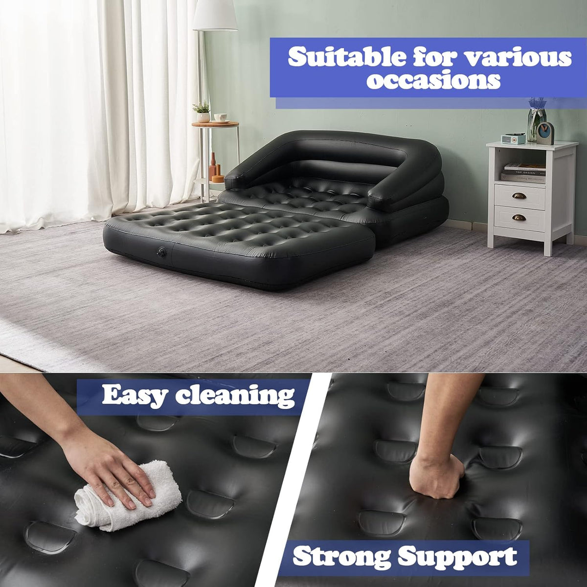 Folding Sofa Bed Inflatable Mattress C708