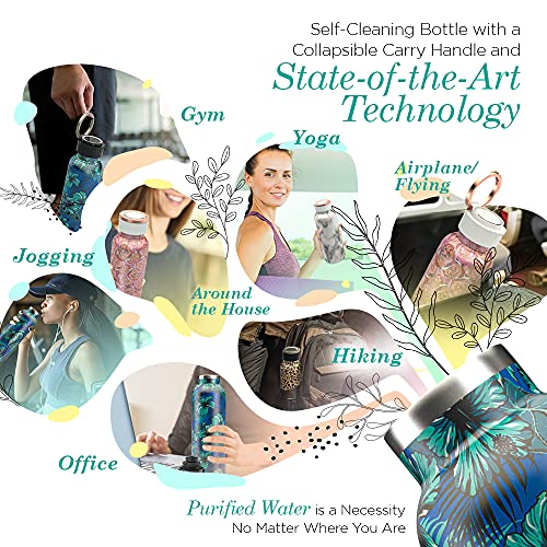 24 Oz Insulated Stainless Steel UV Water Bottle D232104