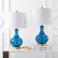 Glass LED Table Lamp Set of 2 F4784