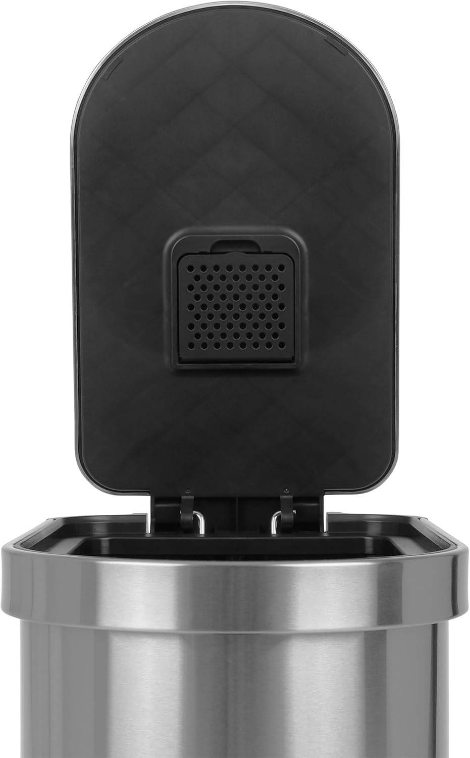 50 Liter / 13.2 Gallon Smudge Resistant Stainless Steel Trash Can with Foot Pedal V7088