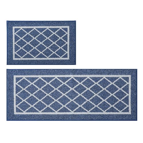 Red Kitchen Runner Polypropylene Mat with TPR Backing 24x35inch H25665