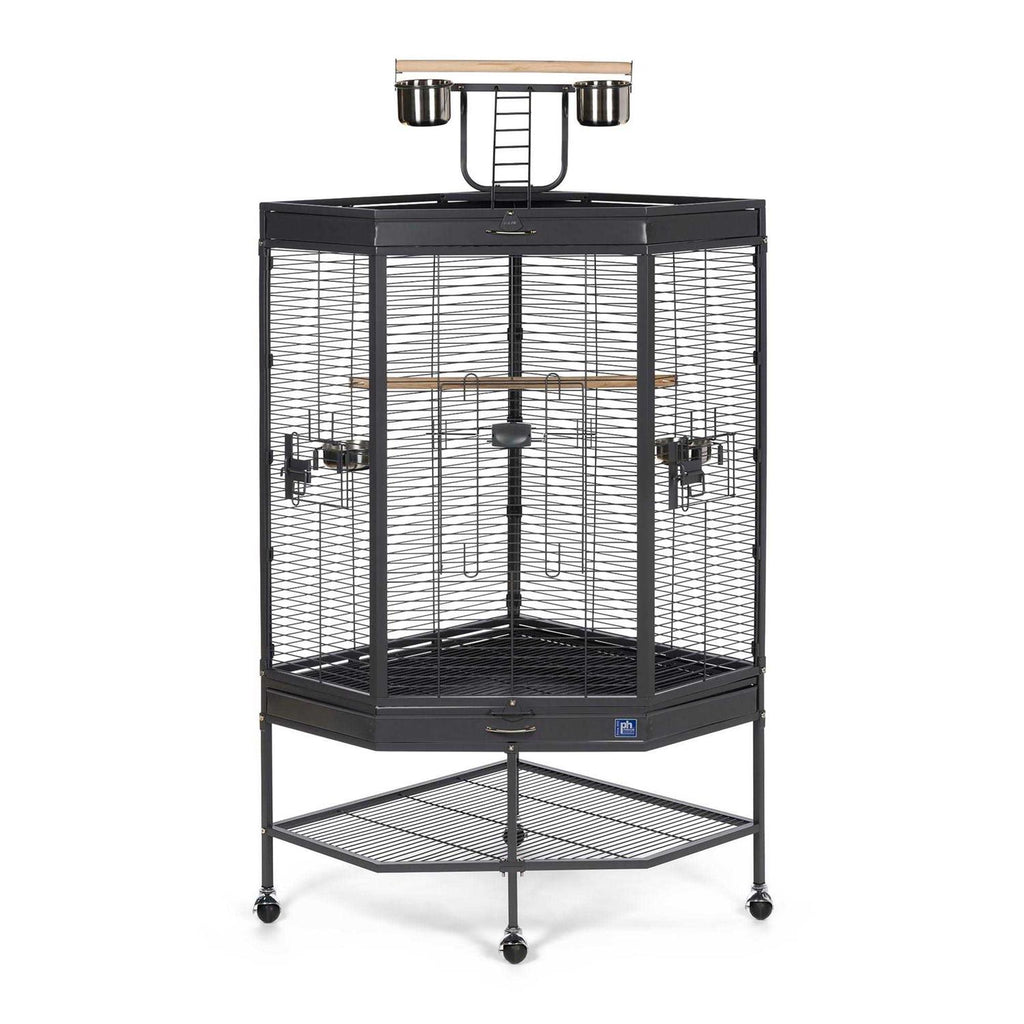 Prevue Cage Corner with Playtop L42301
