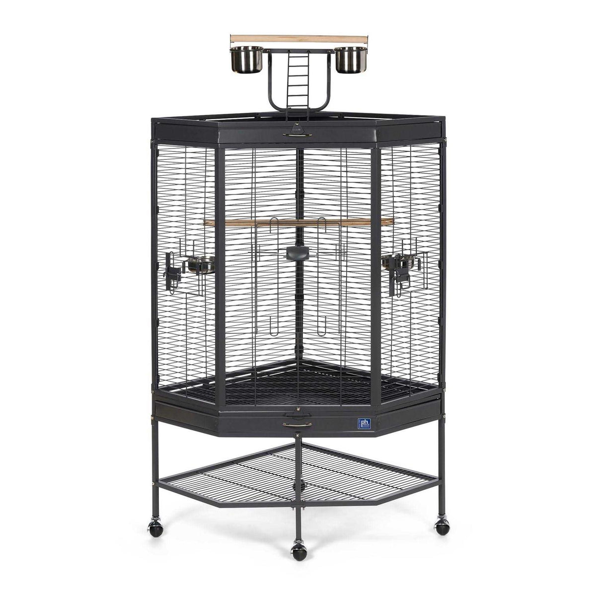 Prevue Cage Corner with Playtop L42301