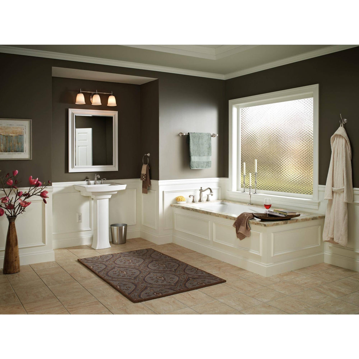 Chrome Roman Tub Faucet Trim X485