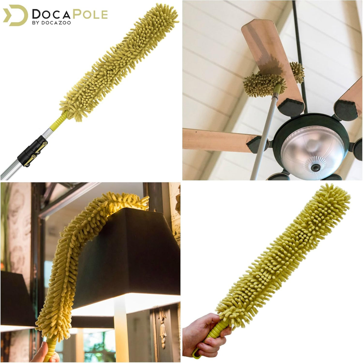 6-24 Foot Extension Pole with Microfiber Duster B535