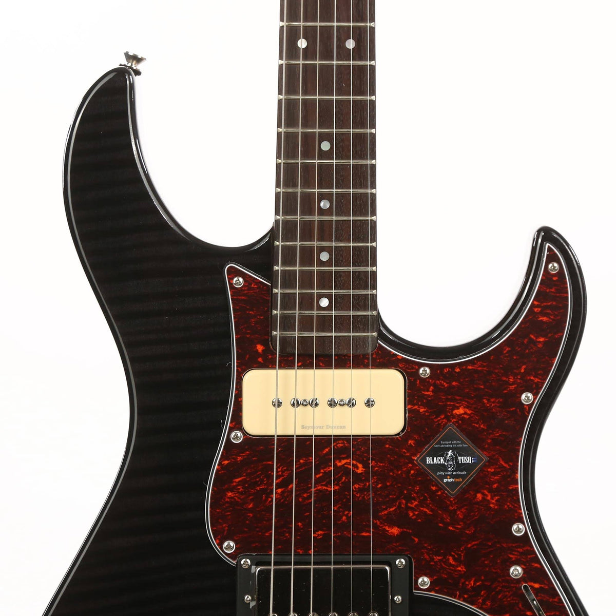 Pacifica Electric Guitar Translucent Black D93883