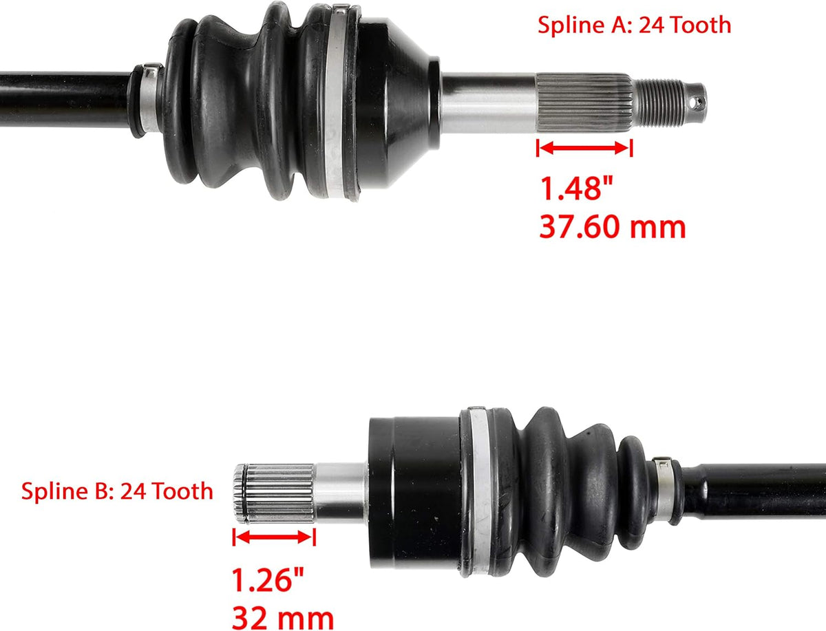 Rear Right Complete Cv Joint Axle Pack of 2 L4642