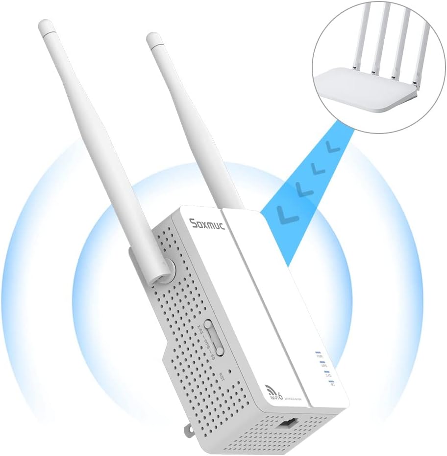 WiFi Extender AX1800 Dual Band 1800 Mbps Range Extender Pack of 2 Y231037