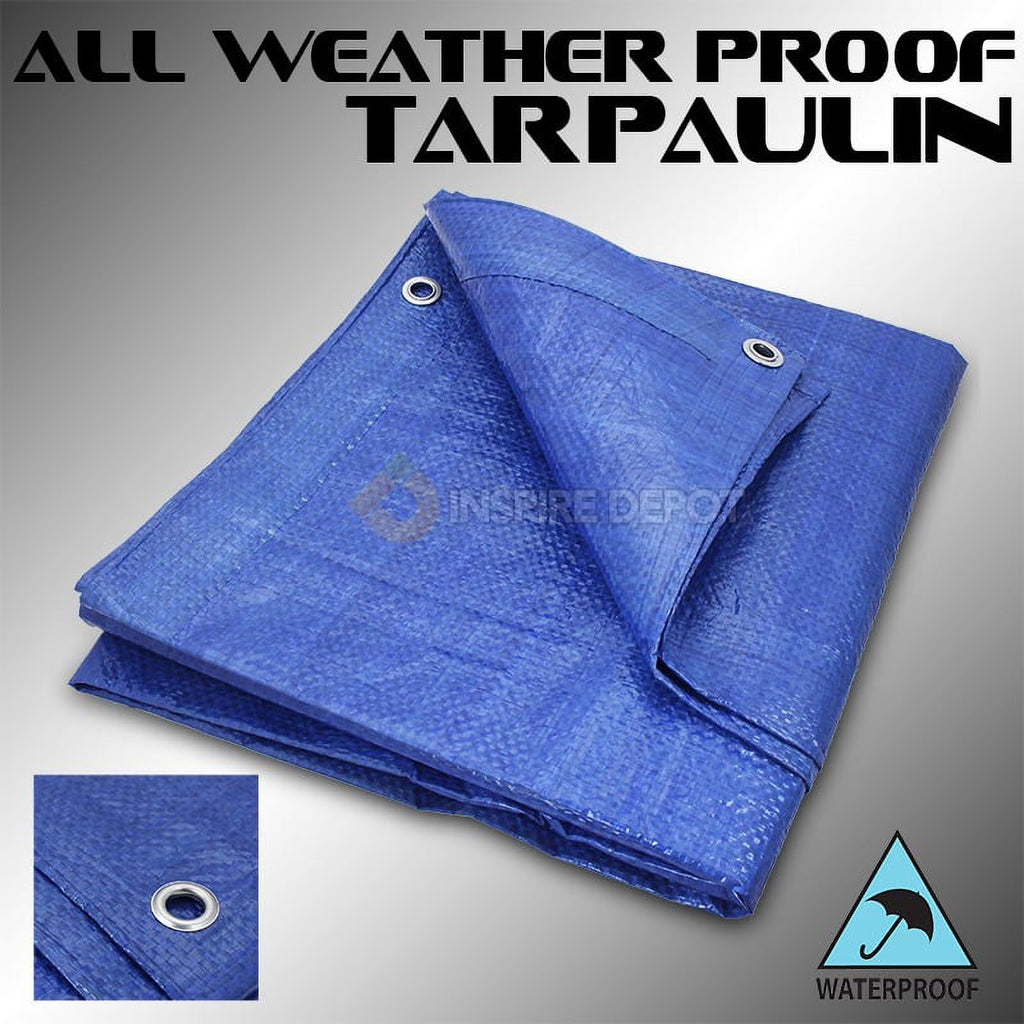 Blue Poly Tarp Cover 16' x 20' feet L440373