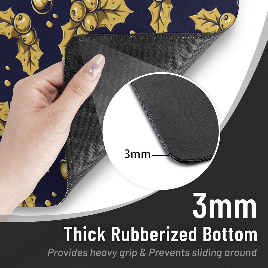Yellow Bells Prints Non-Slip Gaming Mouse Pad, 15.8"x29.5" K37296