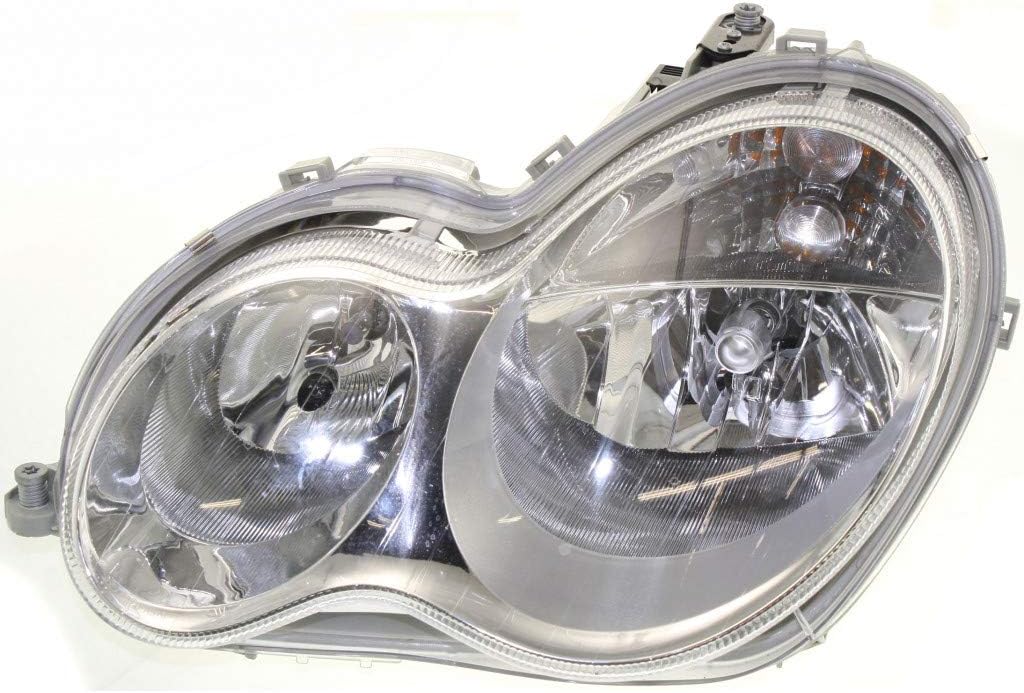 Mercedes-Benz C230 Headlight 2005-2007 Driver Side Halogen R11766