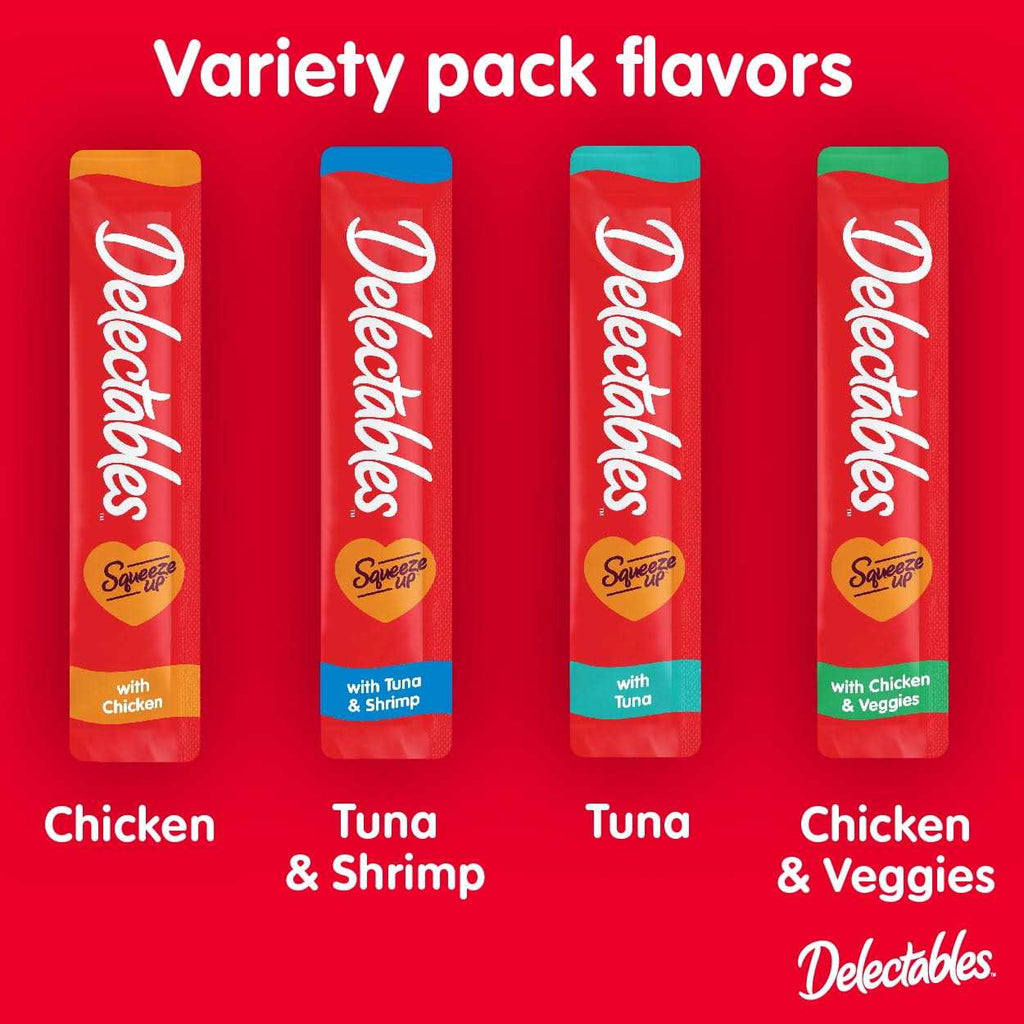 Lickable Wet Cat Treats Variety Pack H1326
