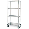 4-Shelf Mobile Cart Chrome H277770