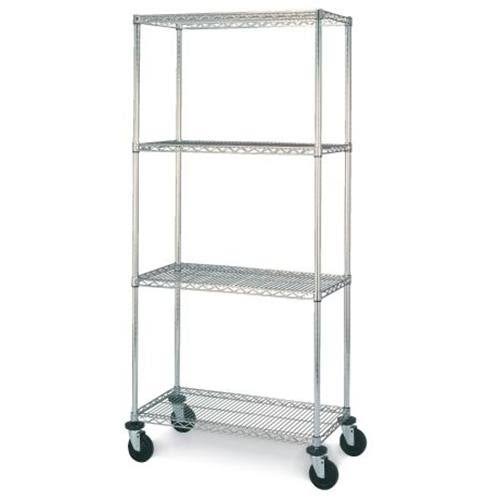 4-Shelf Mobile Cart Chrome H277770