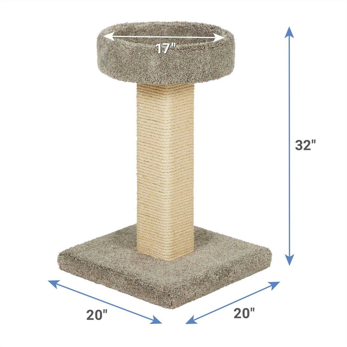 32-in Wooden Cat Tree C114