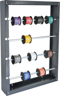 Wire Spool Rack, 4 Rods, Grey U4608