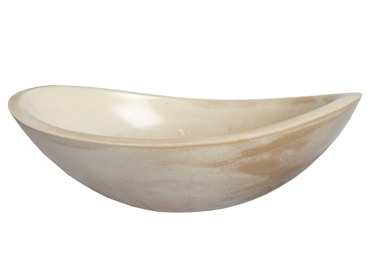 Cream Concrete Vessel Sink Y84578