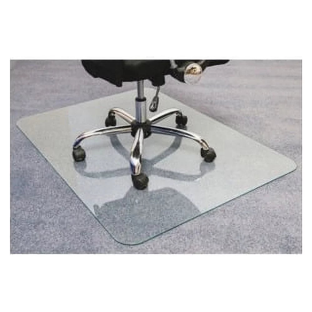 Glass Chairmat 60" x 48" Rectangle Clear J18184