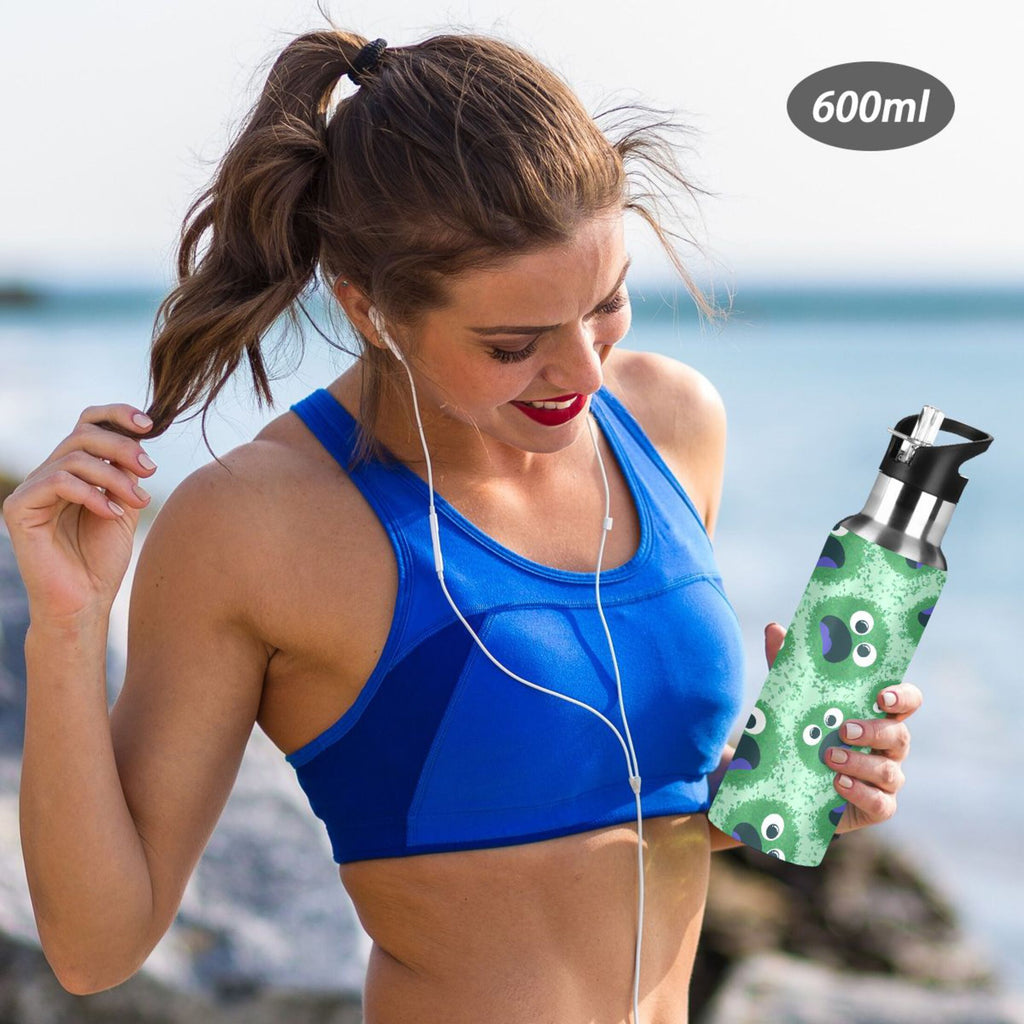 Stainless Steel Insulated Water Bottle with Straw Lid H55979