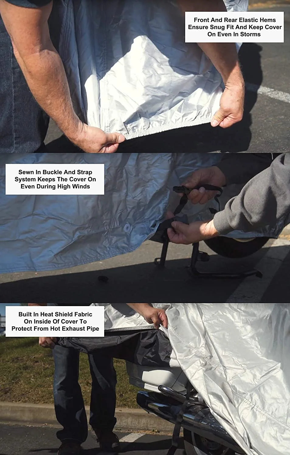 Trike Cover with Reinforced Securing Straps and Storage Bag F2716