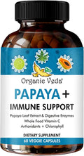 Papaya Leaf Extract Immune Capsules with Digestive Enzymes, 60 ct Y204757