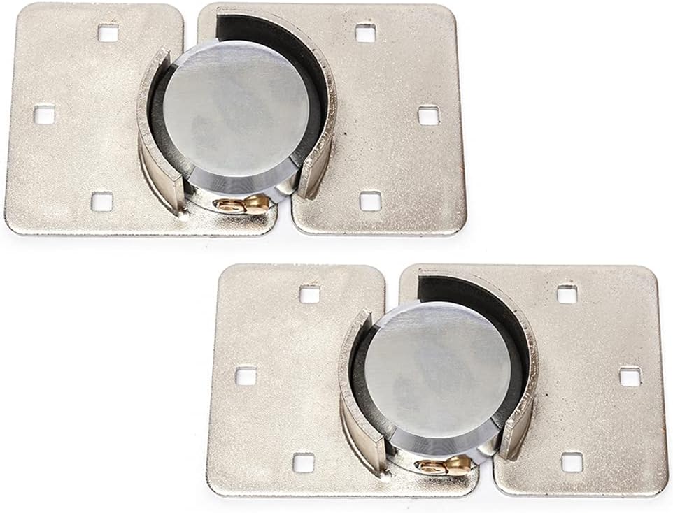 2pcs Garage Shed Door Lock Shackle Padlock with Keys G326224