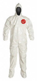 White XL Hooded Coveralls R79203
