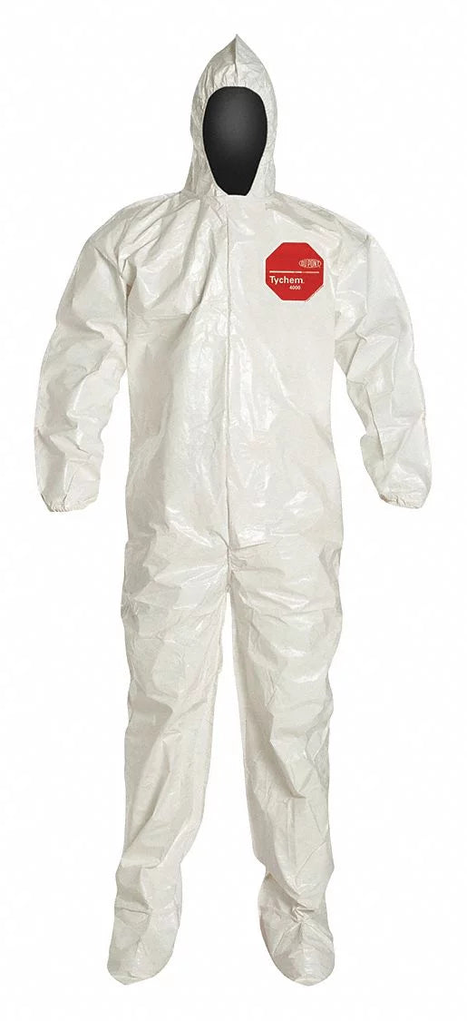 White XL Hooded Coveralls R79203