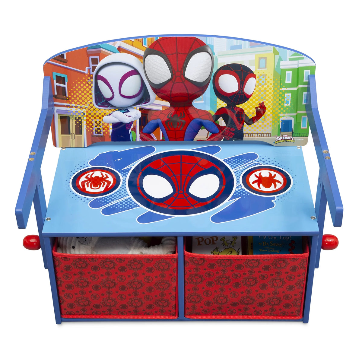 Blue/Red 2-in-1 Activity Bench and Desk T57119