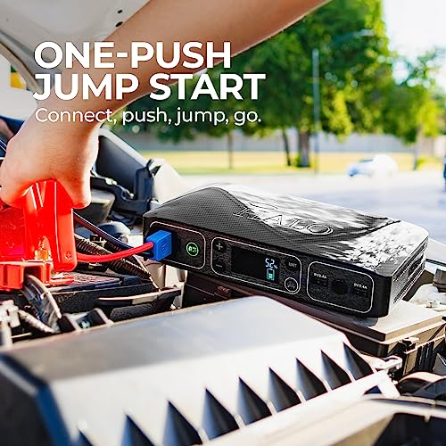 Portable Emergency Power Kit with Tire Pump and Car Jump Starter W8439