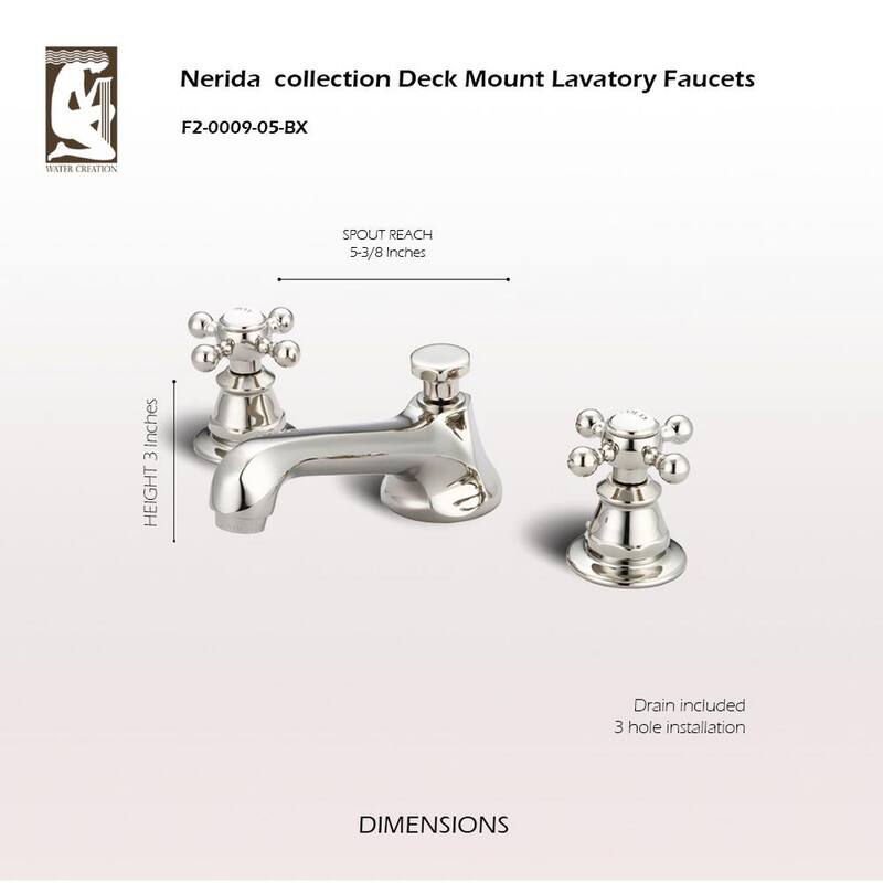 8 in. Widespread 2-Handle Bathroom Faucet with Pop-Up Drain K208