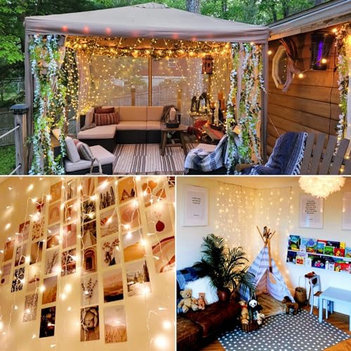 Battery Operated USB Plug in 10 x 10 ft 300 LED String Lights C50876