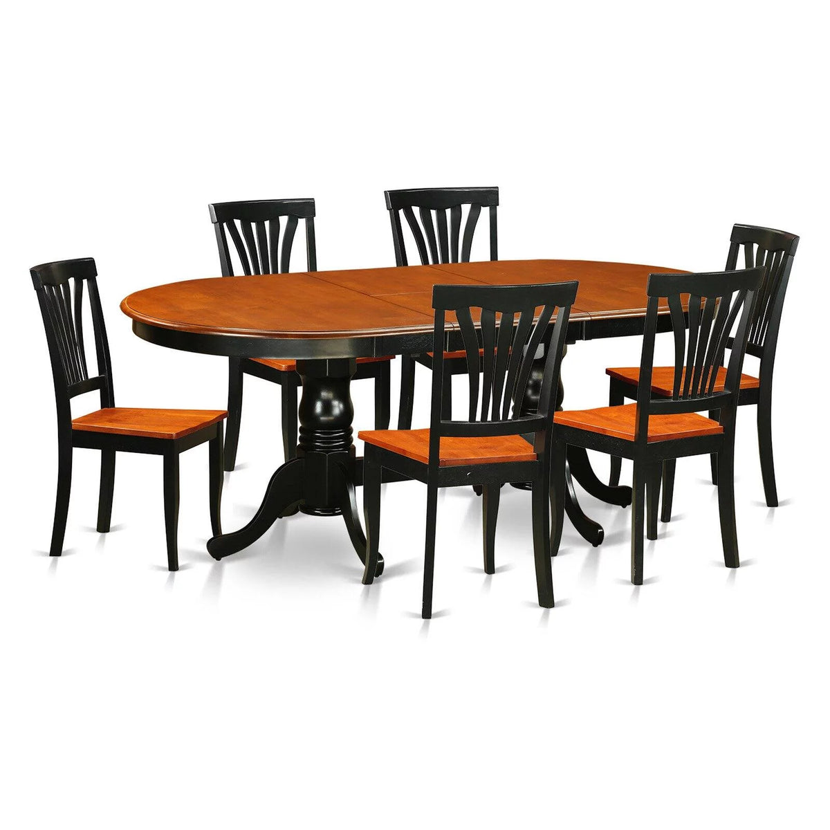7 Pc Dining Table and 6 Dining Chairs F130