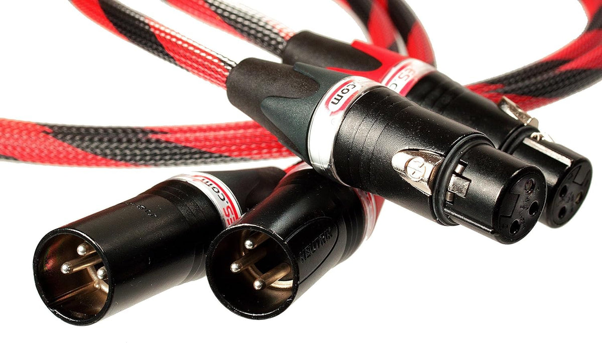 Silver Serpent II Balanced XLR Audio Cable, 1 meter, Stereo Pair V89831
