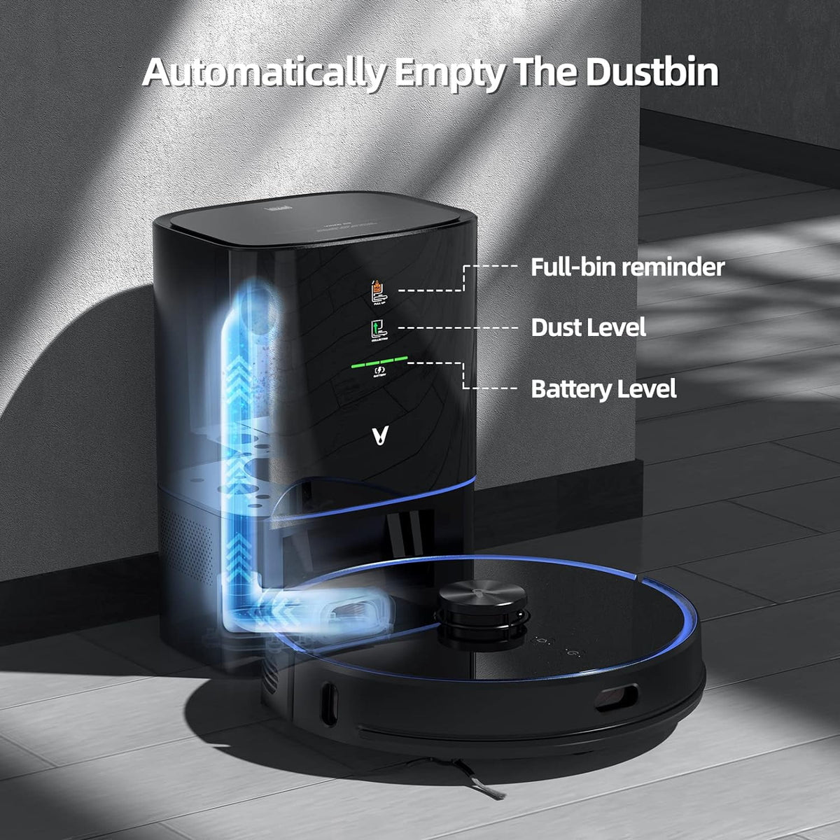 Robot Vacuum Cleaner Self-Emptying 2700Pa 3 in 1 Smart Mapping W238884