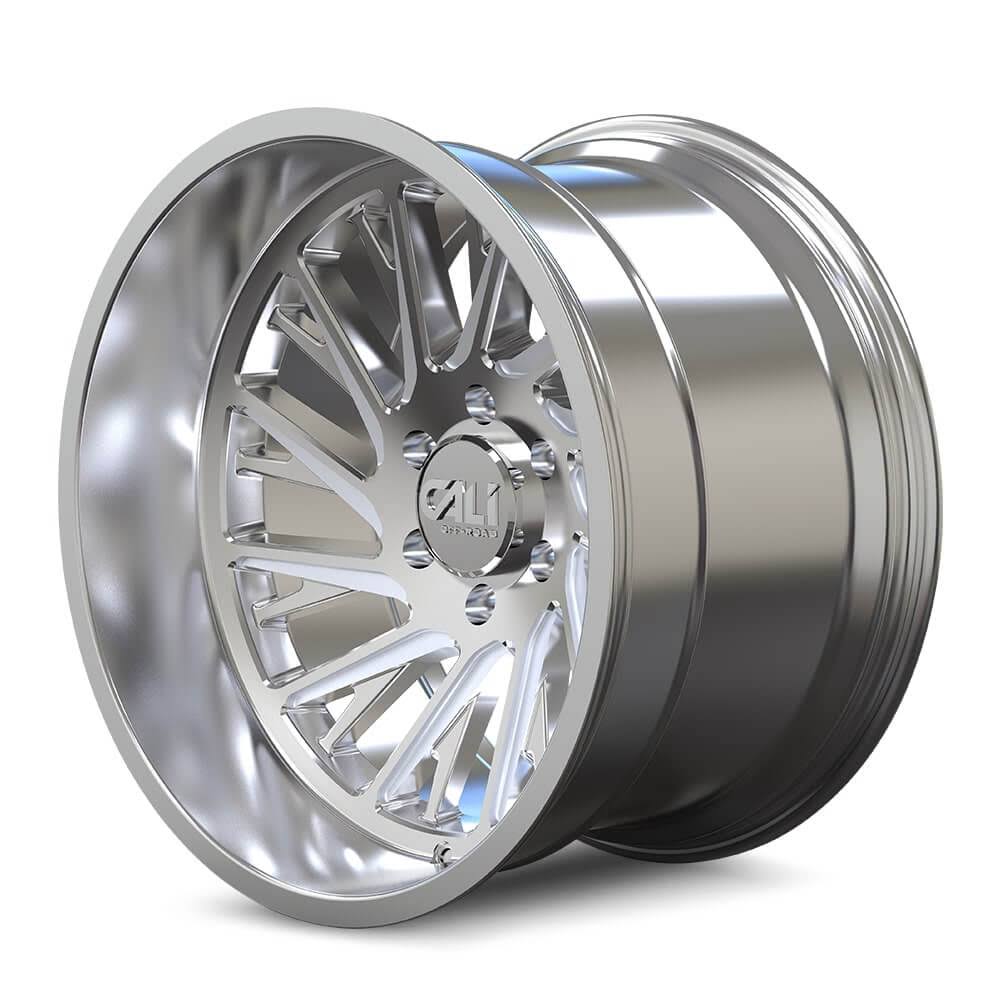 Polished 22x12 8-165.1 -51mm 125.2mm Off-Road Wheel V76625