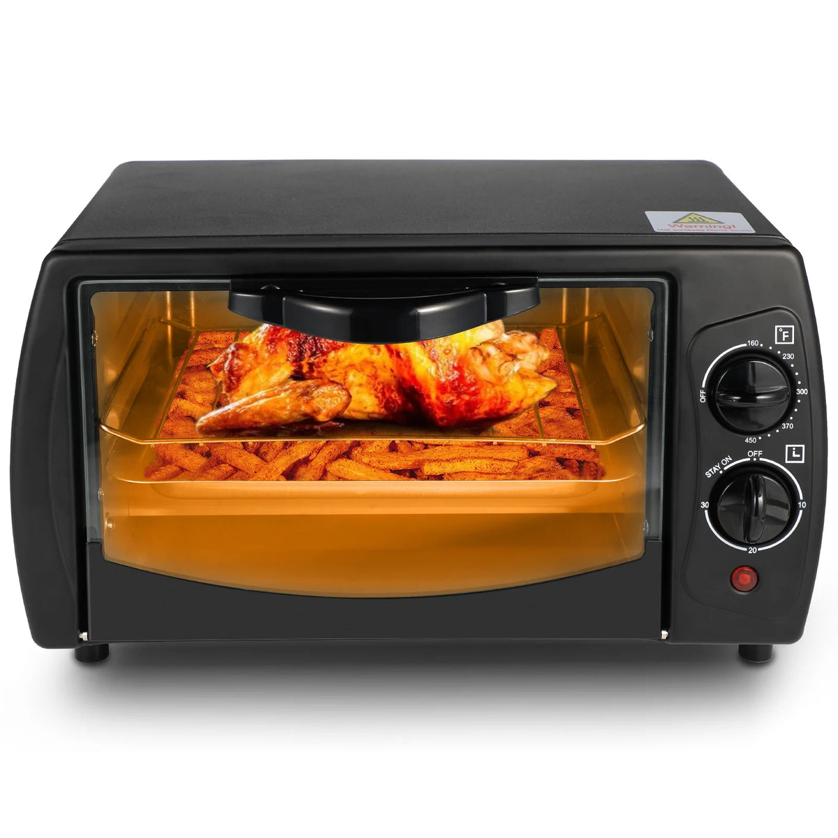Stainless Steel Air Fryer Toaster 9 L 4-Slice F796687