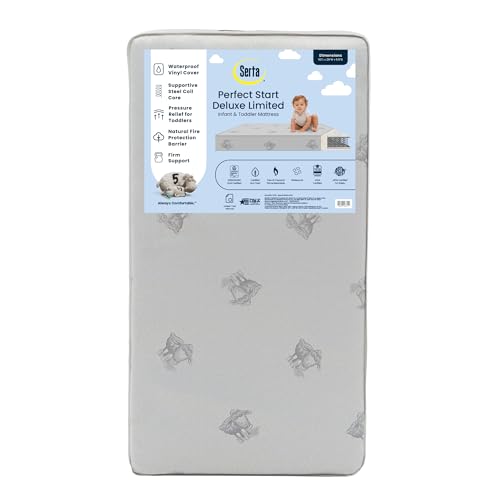 Dual Sided Baby Crib and Toddler Mattress, Waterproof I439353