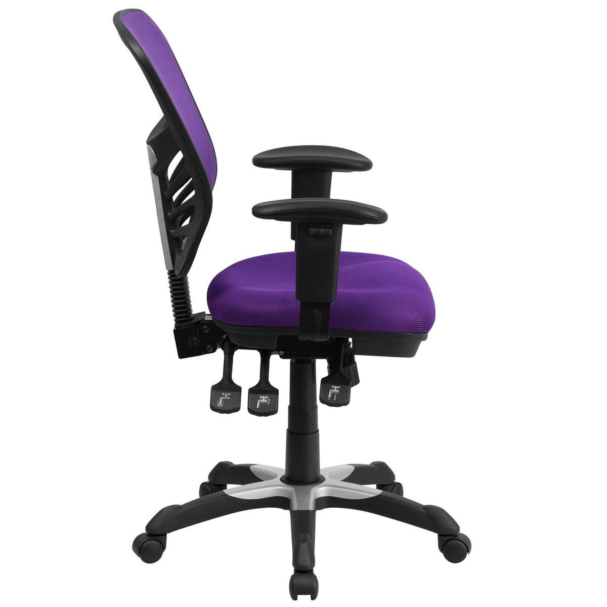 Purple Executive Mesh Back Swivel Office Chair M174