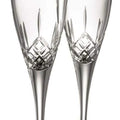 Clear Glass Flute Pair O5757