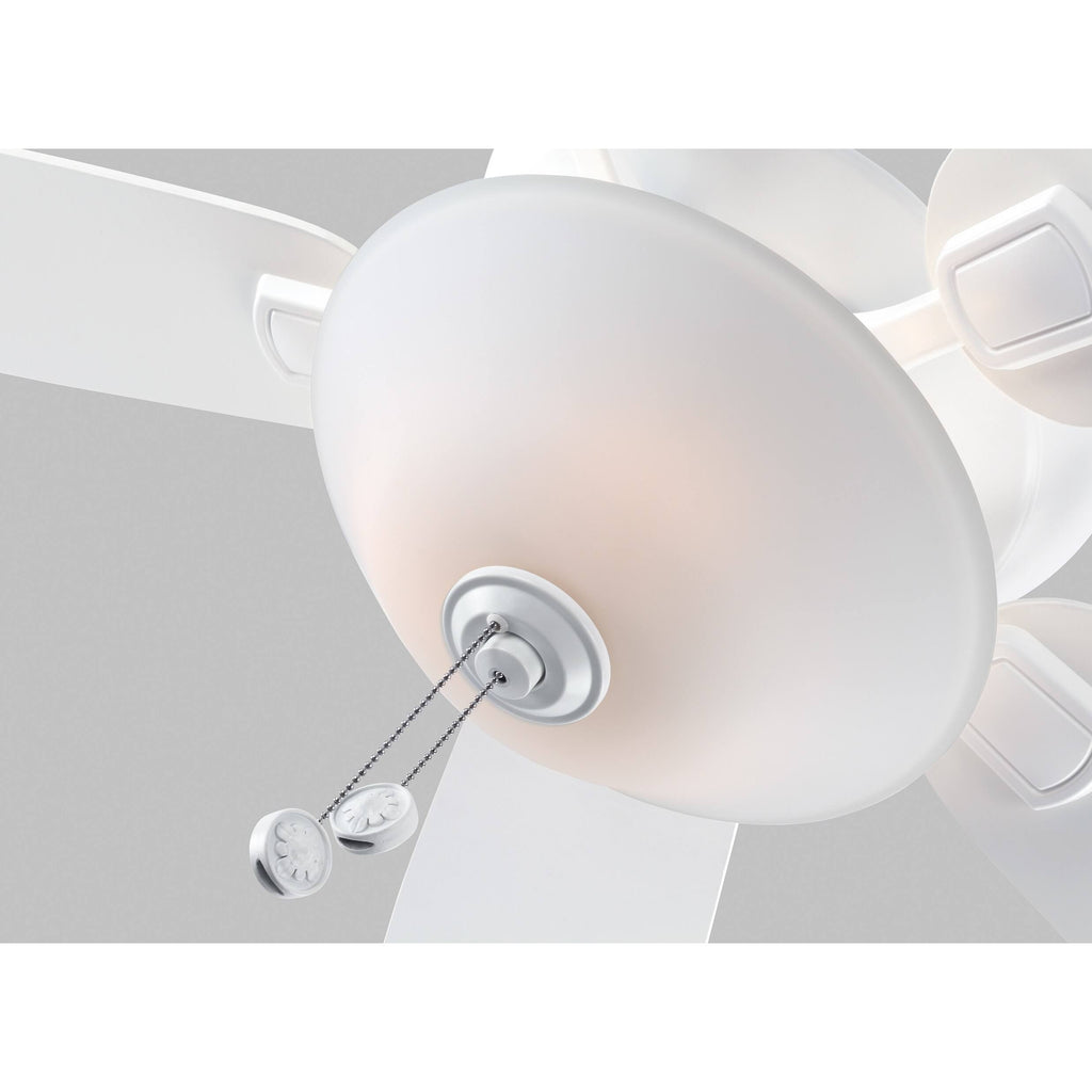 Rubberized White Ceiling Fan T3040