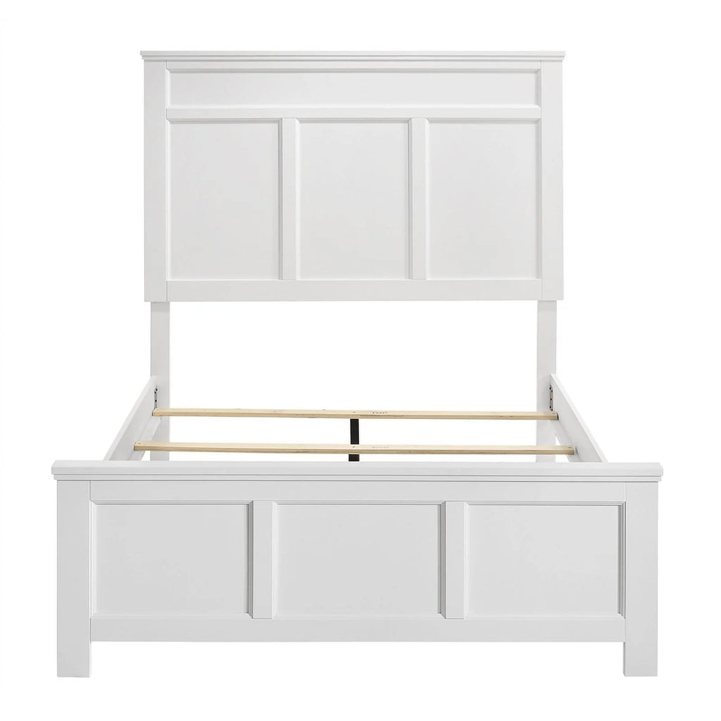 White Wood Full Bed P1617