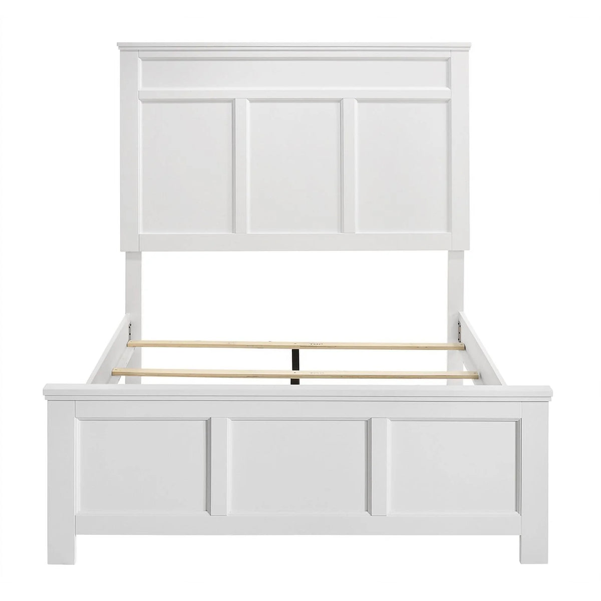 White Wood Full Bed P1617