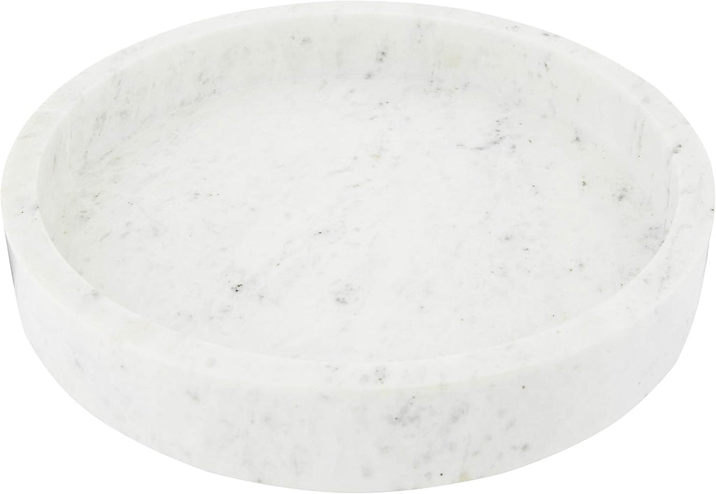 8 Round Carved Marble Tray J265793