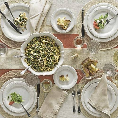 Whitewash Oblong Serving Dish S6383