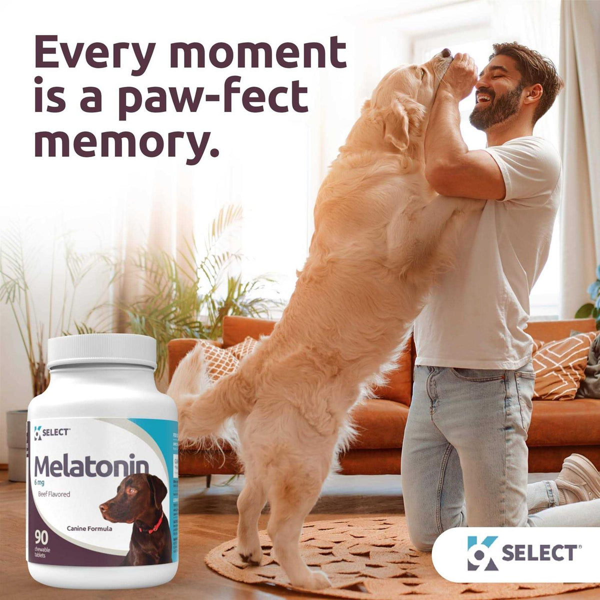 Melatonin for Dogs 6mg 90 Chewable Tablets Z52179