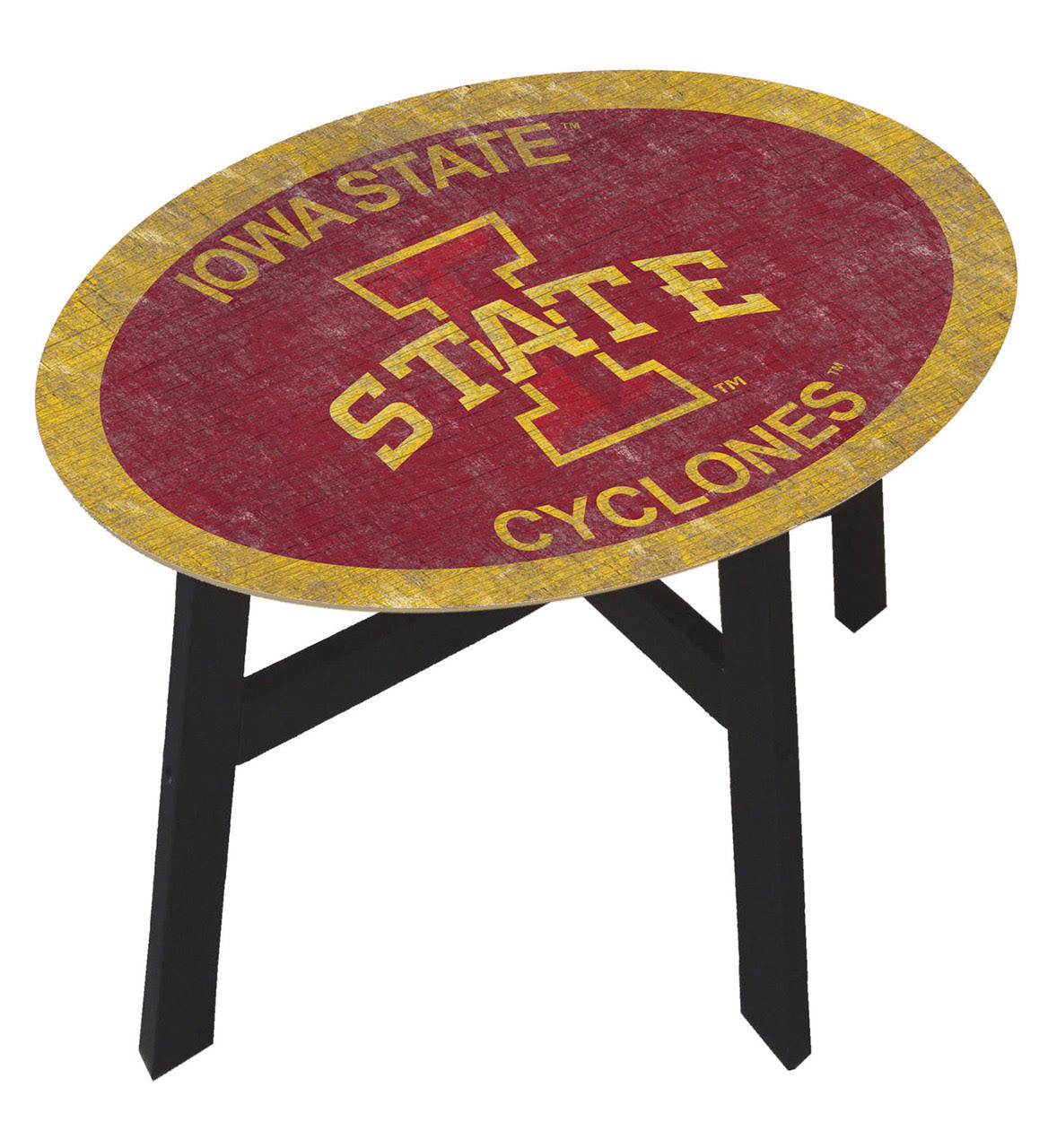 Iowa State Cyclones Team Color Side Table S3264
