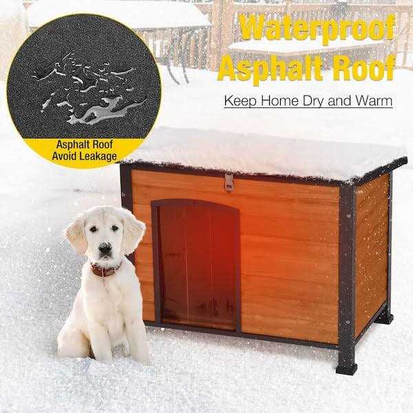 Insulated Outdoor Dog House with Liner D43680